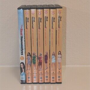 The Real Housewives of Orange County: Season 1-7 (DVD, 27 discs) VG Condition